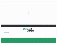 Tablet Screenshot of deepakprinters.com